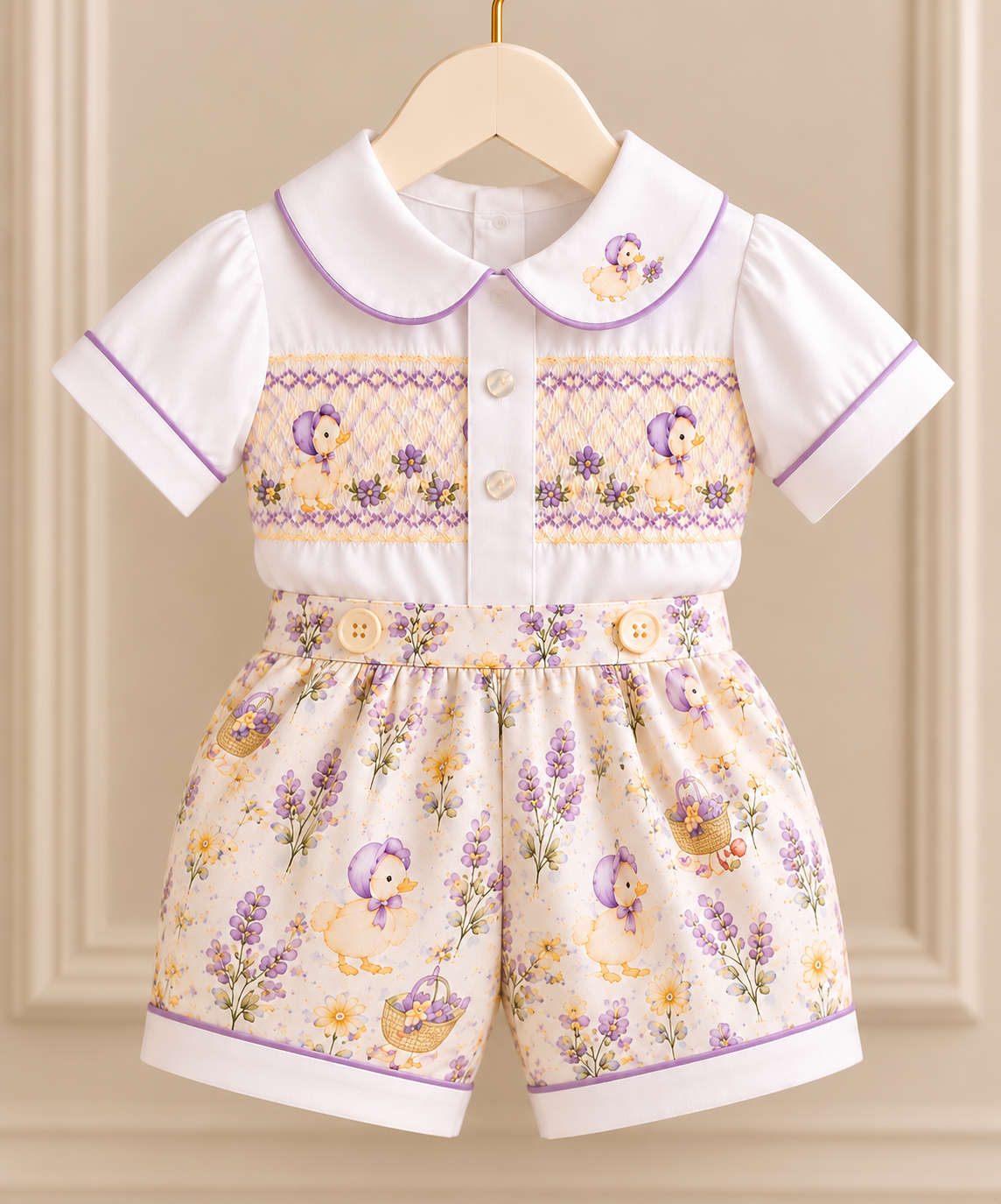 The Duckling Boys Smock Set