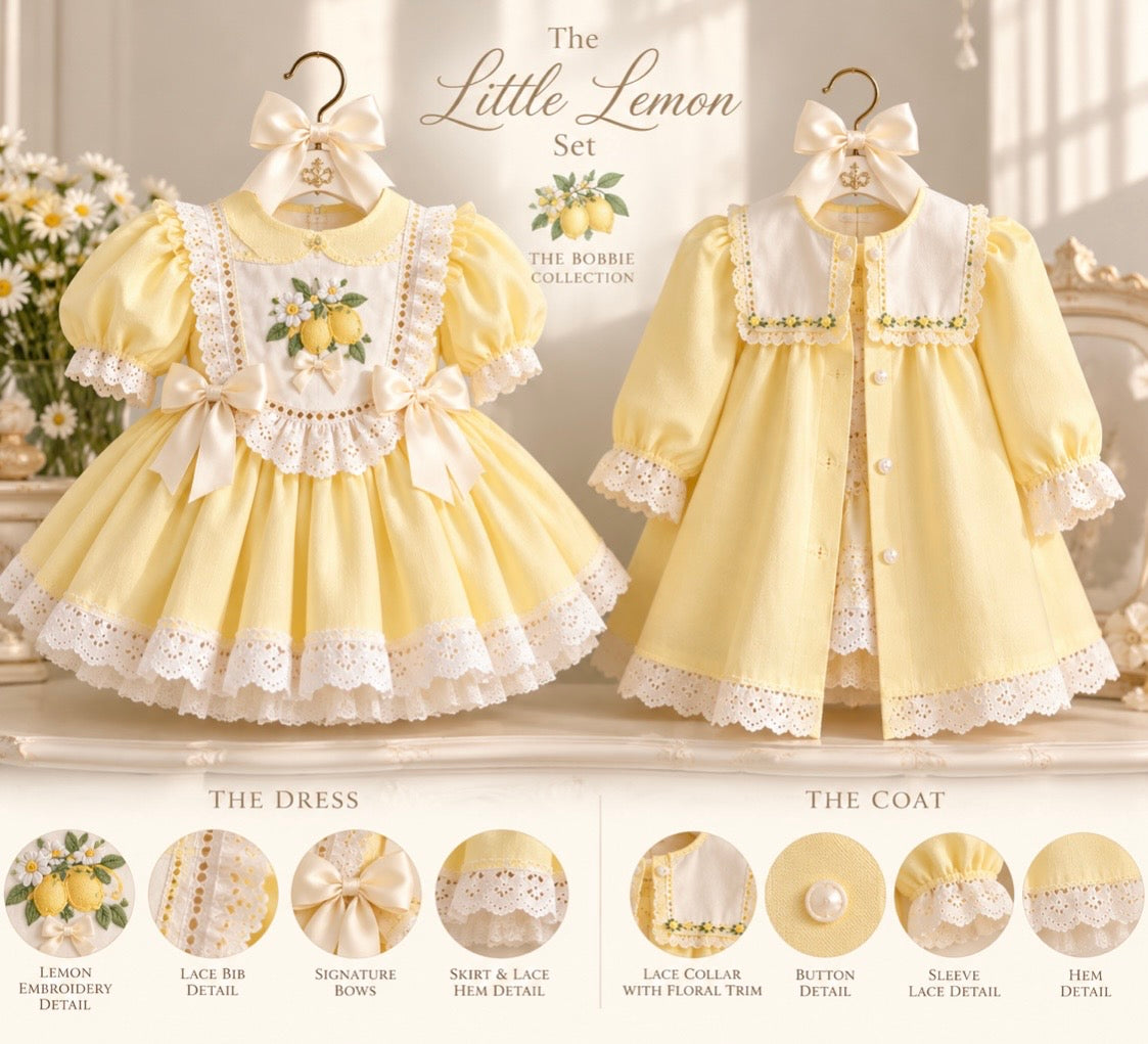 The Romantic Vintage Collection - Lemon Dress Set