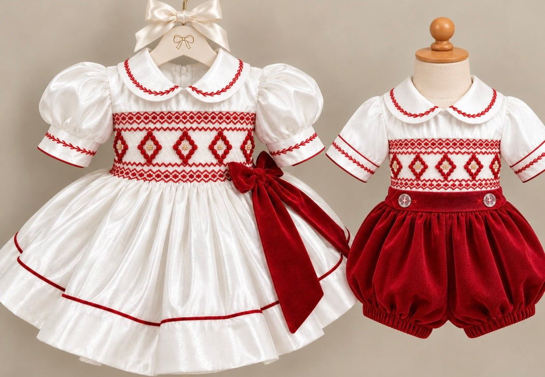 Red Christmas Romper
