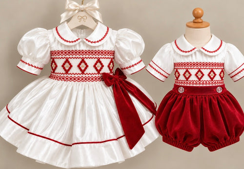 Red Christmas Romper