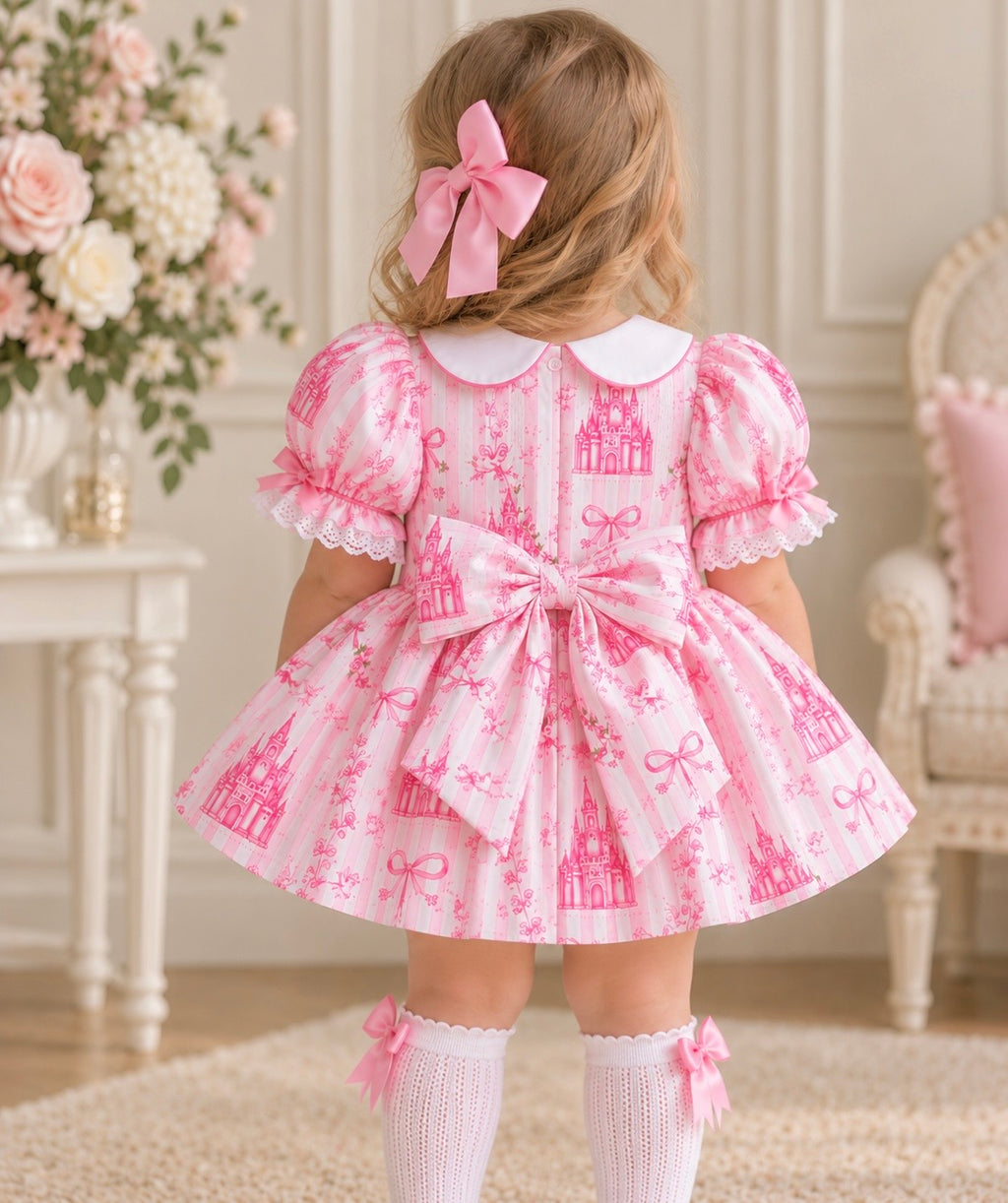 Once Upon A Dream Smock Dress - Pink