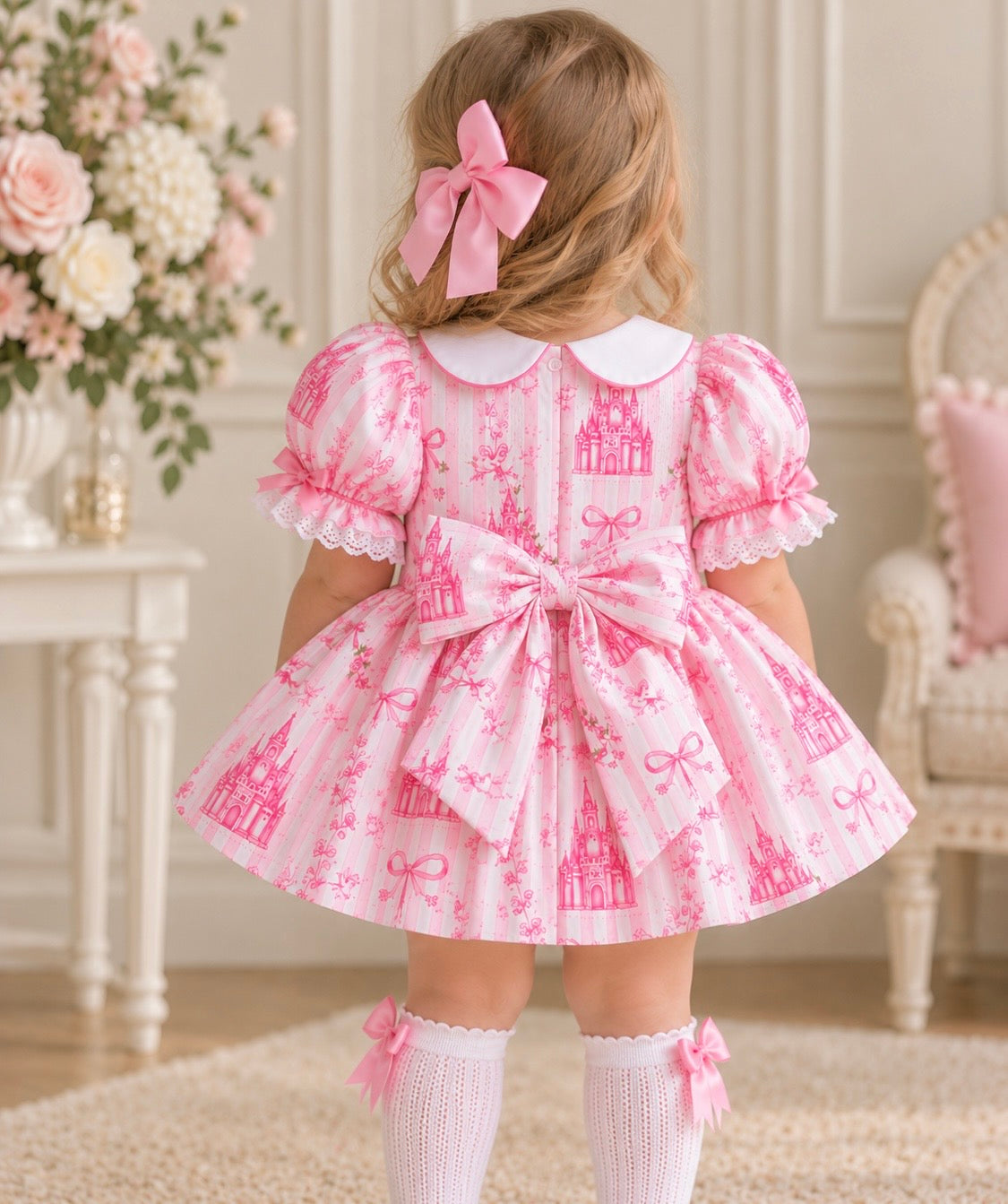 Once Upon A Dream Smock Dress - Pink
