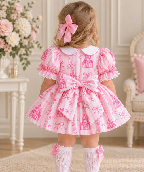 Once Upon A Dream Smock Dress - Pink