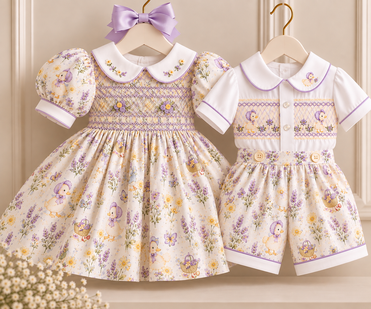 The Duckling Boys Smock Set